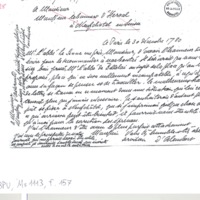 Lettre de D'Alembert à Ostervald, 30 décembre 1780