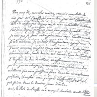 Lettre de D'Alembert à Voltaire, 30 juin 1770
