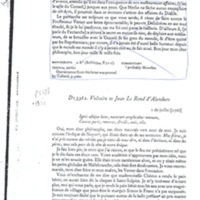 Lettre de Voltaire à D'Alembert, 1er juillet 1766