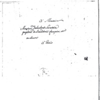 Lettre de Voltaire à D'Alembert, 22 octobre 1776