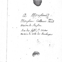 Lettre de D'Alembert à Collenot David, 16 mars 1782