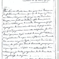 Lettre de D'Alembert à Lagrange, 4 avril 1767
