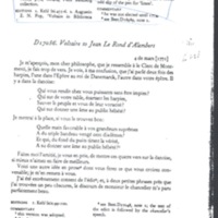 Lettre de Voltaire à D'Alembert, 4 mars 1771