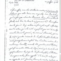 Lettre de D'Alembert à Voltaire, 9 septembre 1766