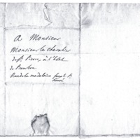 Lettre de Lespinasse dictant à D'Alembert à Bernardin de Saint Pierre, 25 octobre 1775