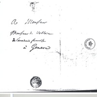 Lettre de D'Alembert à Voltaire, 17 janvier 1765