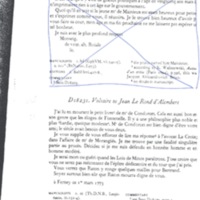 Lettre de Voltaire à D'Alembert, 1er mars 1773