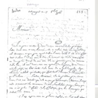 Lettre de Molines à D'Alembert, 7 octobre 1776