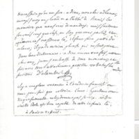Lettre de D'Alembert à Adhemar, 21 avril 1746