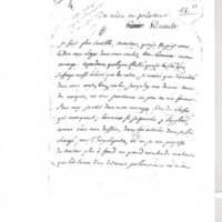 Lettre de D'Alembert à Henault, 12 juillet 1751