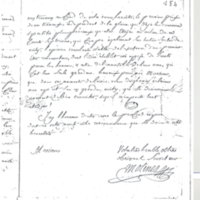 Lettre de Molines à D'Alembert, 7 octobre 1776