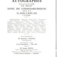 Lettre de D'Alembert à Mme Le Glaive (Pinot Duclos), 14 décembre 1768