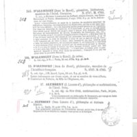 Lettre de D'Alembert à Non identifié, 22 août 1773