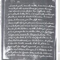 Lettre de D&#39;Alembert à Voltaire, 18 janvier 1773