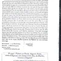 Lettre de Voltaire à D'Alembert, 23 juillet 1766