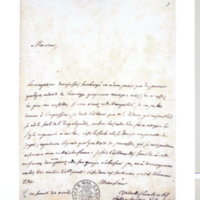 Lettre de D'Alembert à Non identifié, 20 avril 1765
