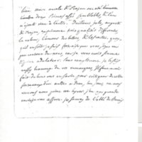 Lettre de D'Alembert à Adhemar, septembre 1746