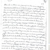 Lettre de D'Alembert à Voltaire, 26 mars 1770