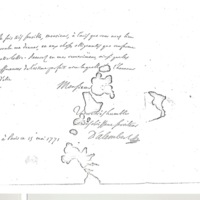 Lettre de D'Alembert à Mallet Fredéric, 15 mai 1771