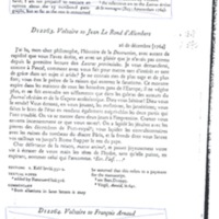 Lettre de Voltaire à D'Alembert, 26 décembre 1764
