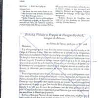 Lettre de Voltaire à D'Alembert, 15 octobre 1768