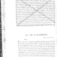 Lettre de D'Alembert à Frédéric II, 23 février 1776