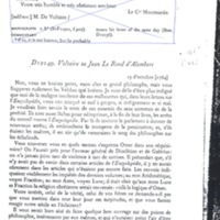 Lettre de Voltaire à D'Alembert, 19 octobre 1764