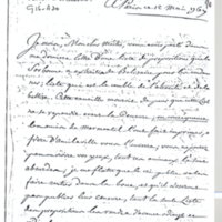 Lettre de D'Alembert à Voltaire, 12 mai 1767