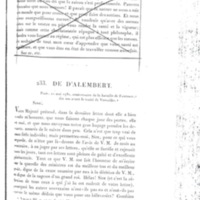 Lettre de D'Alembert à Frédéric II, 11 mai 1781