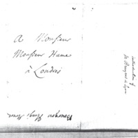 Lettre de D'Alembert à Hume David, 30 mai 1767