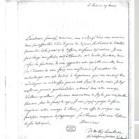 Lettre de D'Alembert à Descamps, 29 mars 1767