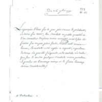 Lettre de Un médecin à D'Alembert, 26 septembre 1771