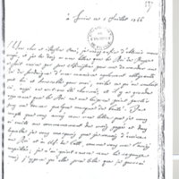 Lettre de Lagrange à D'Alembert, 5 juillet 1766