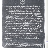 Lettre de D'Alembert à Voltaire, 15 octobre 1776