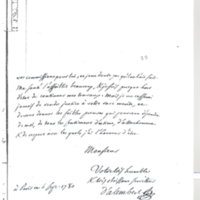 Lettre de D'Alembert à Michaelis, 6 septembre 1780