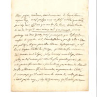 Lettre de D'Alembert à Mme de Crequÿ (Froullay), février 1751