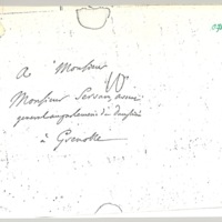 Lettre de D'Alembert à Servan, 15 janvier 1767