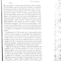 Lettre de D'Alembert à Frédéric II, 3 mai 1782