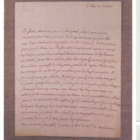 Lettre de D&#39;Alembert à Rousseau Pierre, 21 mars 1771