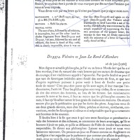 Lettre de Voltaire à D'Alembert, 26 juin 1766
