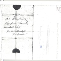 Lettre de D'Alembert à Chevance, 21 décembre 1780