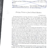 Lettre de Voltaire à D'Alembert, 11 avril 1773