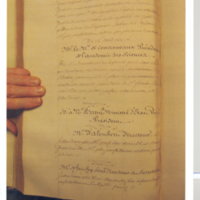 Lettre de Saint Florentin à D'Alembert, 12 avril 1769