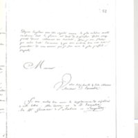 Lettre de Encontre à D'Alembert, 1780
