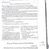 Lettre de Voltaire à D'Alembert, 6 mars 1767