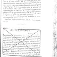 Lettre de D'Alembert à Frédéric II, 26 octobre 1781