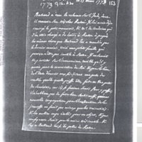 Lettre de D'Alembert à Voltaire, 15 mars 1774