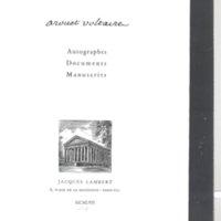 Lettre de D'Alembert à Delaleu, 1er juillet 1770