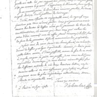 Lettre de D'Alembert à Caracciolo, 10 septembre 1781