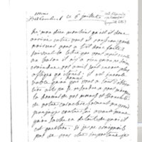 Lettre de D'Alembert et Mlle de Lespinasse à Hume David, 6 juillet 1766